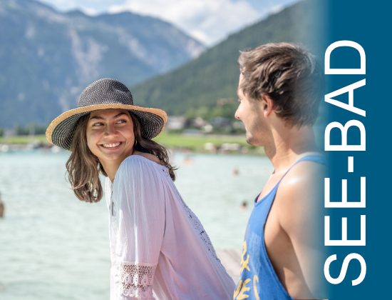 Mann und Frau am See